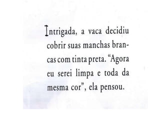 Vaca branca mancha preta