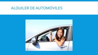 ALQUILER DE AUTOMÓVILES