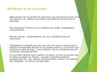 Vacaciones según la Ley de Contrato de Tabajo.pptx