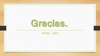 .
Insertar vídeo