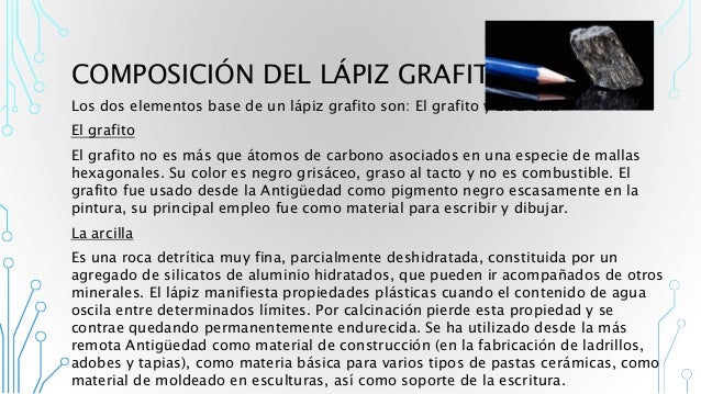 MATERIA PRIMA: LÁPIZ GRAFITO