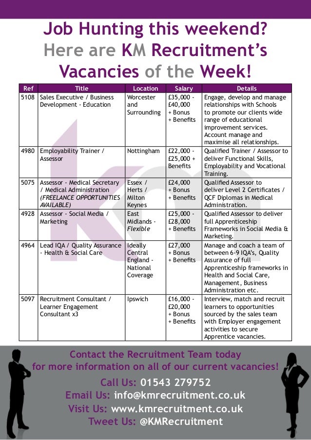 Vacancy bulletin 3107