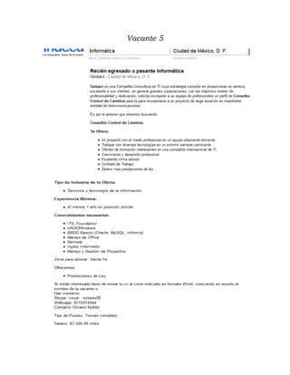 Vacante 5