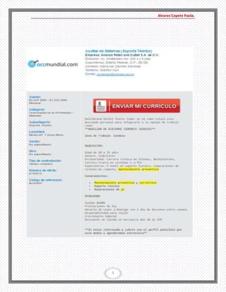 Alvarez Copete Paola.
5