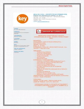 Alvarez Copete Paola.
6