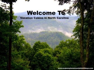 Welcome To
Vacation Cabins in North Carolina
www.ncpennylanemountainholidays.com
 