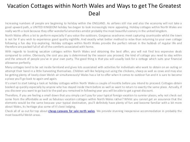 Cheap Static Caravans For Sale North Wales