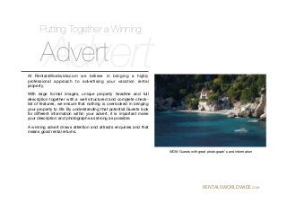 RentalsWorldwide.com: Vacation Rentals Brochure