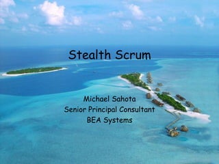 Stealth Scrum Michael Sahota Senior Principal Consultant BEA Systems May, 2005 