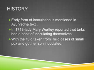 Early Inoculation Vaccination | PPTX