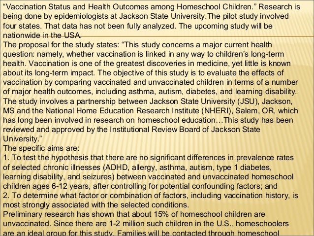 Vaccinations research paper
