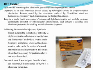 Dtp Injections Vaccine Designing | PPTX