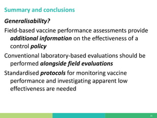 Vaccine evaluation on large-scale dairy farms using routine prophylactic schedules for FMD