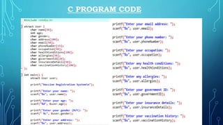 C PROGRAM CODE
 