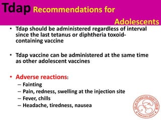 Tdap Algorithm Aafp Delhi gynaecologist forum Guidelines on Immunization for Indian ...