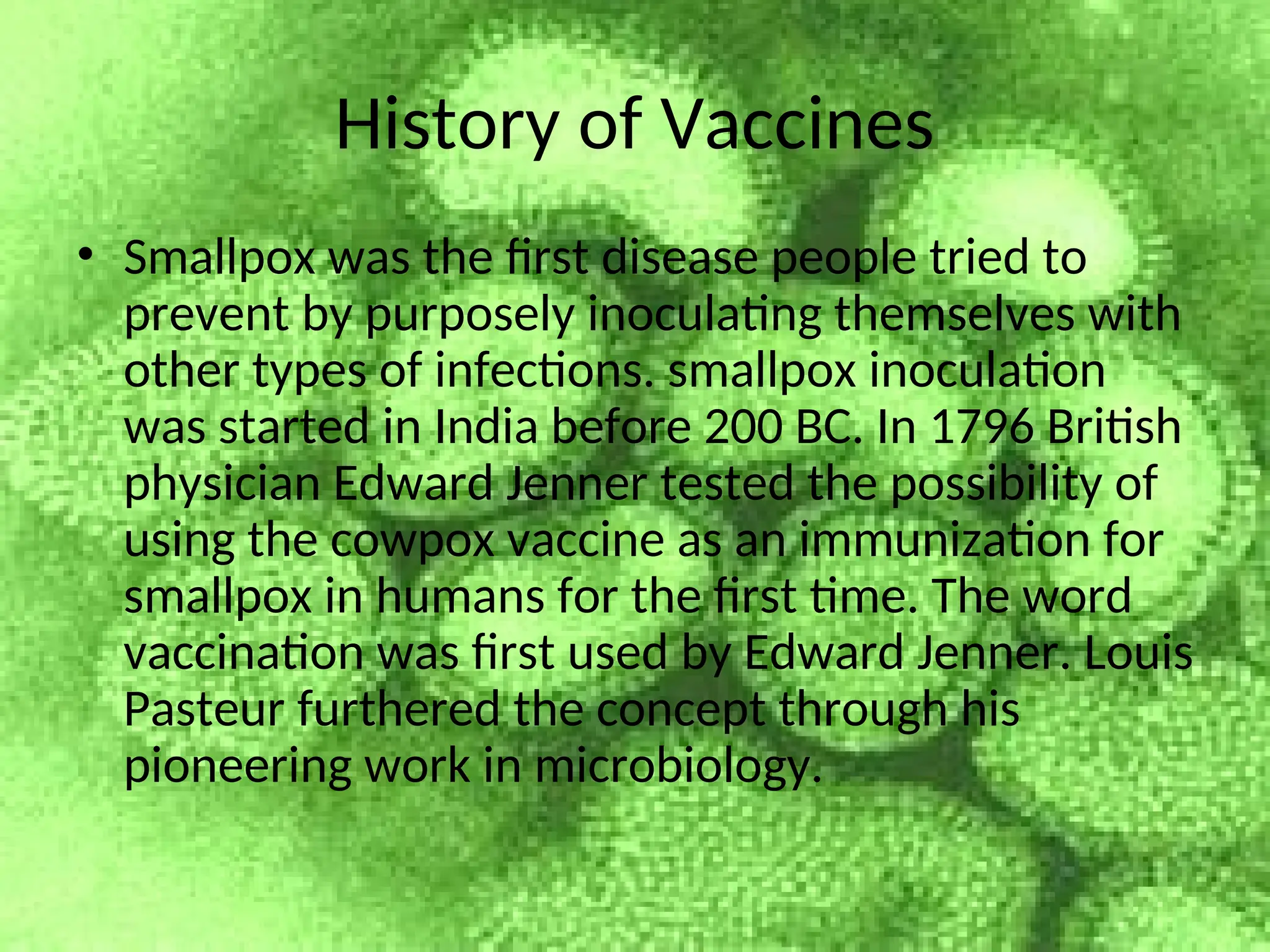 vaccines Classification ,mechanism of action | PPT