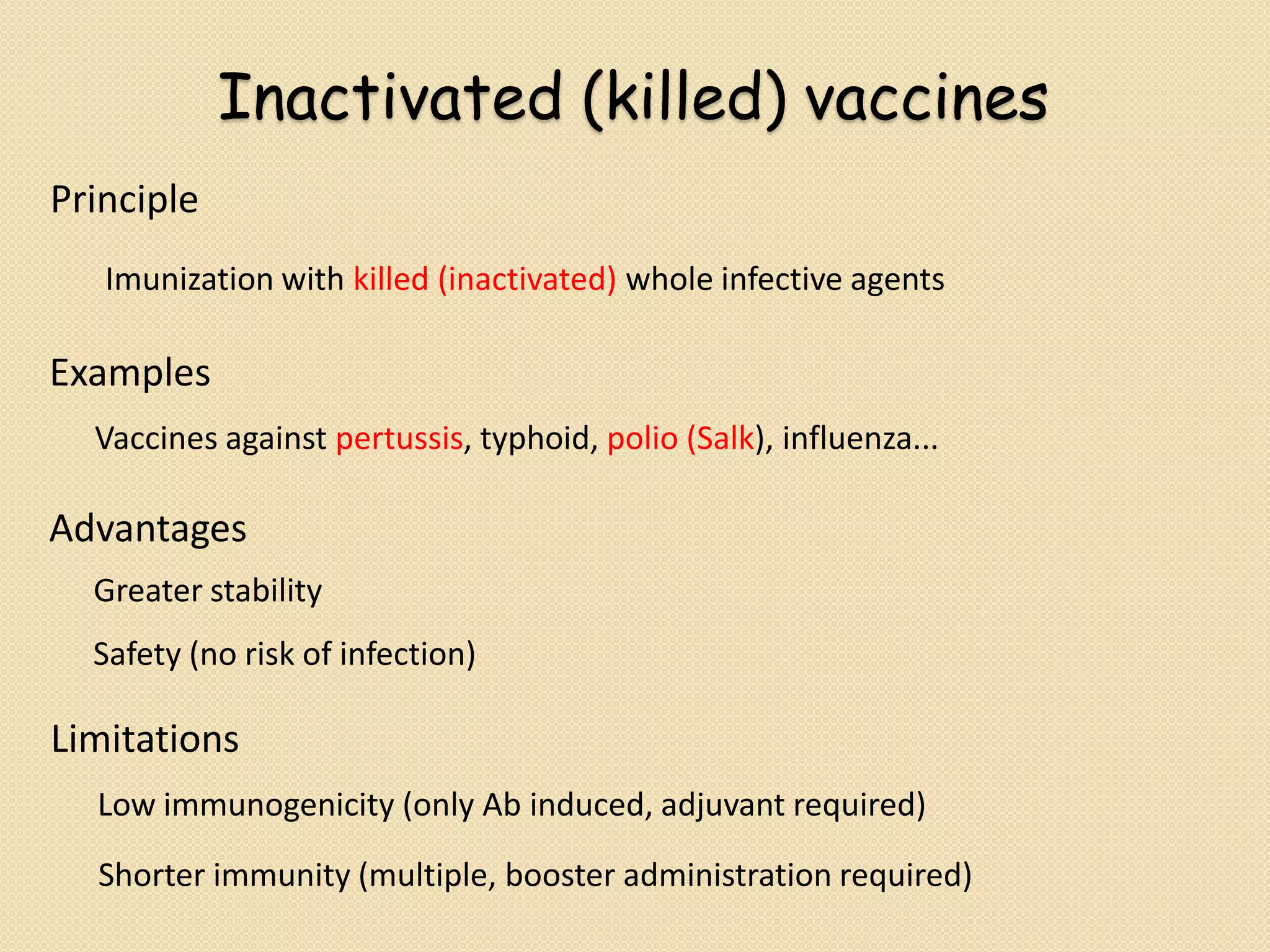 Pollio Examples Vaccines and sera | PPTX