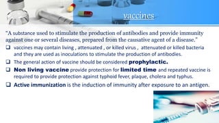Vaccines [pharmacy] | PPTX