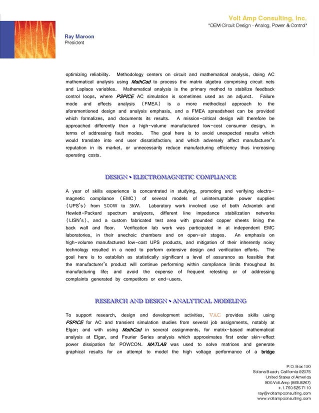 Vac Cover Letter, Business Profile, Resume Graphics E Letterhead