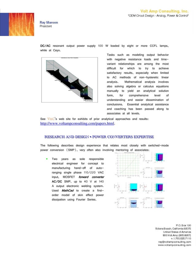 Vac Cover Letter, Business Profile, Resume Graphics E Letterhead