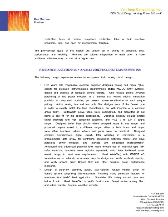 Vac Cover Letter, Business Profile, Resume Graphics E Letterhead