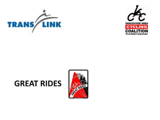 Pilot involved 10 schools – 9 in Vancouver and 1 in North Vancouver – selected on basis of their proximity to Olympic venues or routes.Travel Smart to SchoolThe program was customized to fit the needs and characteristics of individual schools, but involved 3 core elements: Education of leadership students on sustainable transportation issues and ideas Action planning  Implementation of student action plans and whole-school engagement