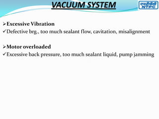 Excessive Vibration
Defective brg., too much sealant flow, cavitation, misalignment
Motor overloaded
Excessive back pressure, too much sealant liquid, pump jamming

 