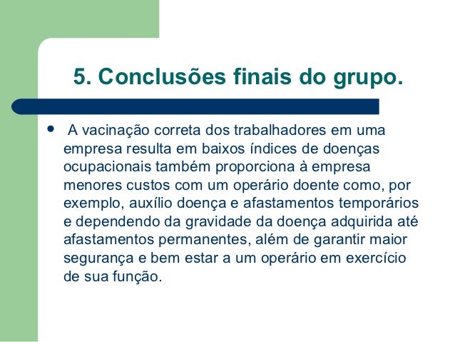 Vacinação ocupacional