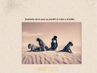 Deshazte de lo que ya perdió el color y el brillo... 