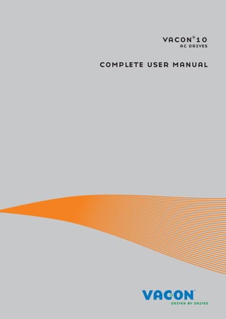 vacon®
10
ac drives
complete user manual
 