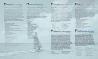 Vaco Quad Brochure Divisions 2009