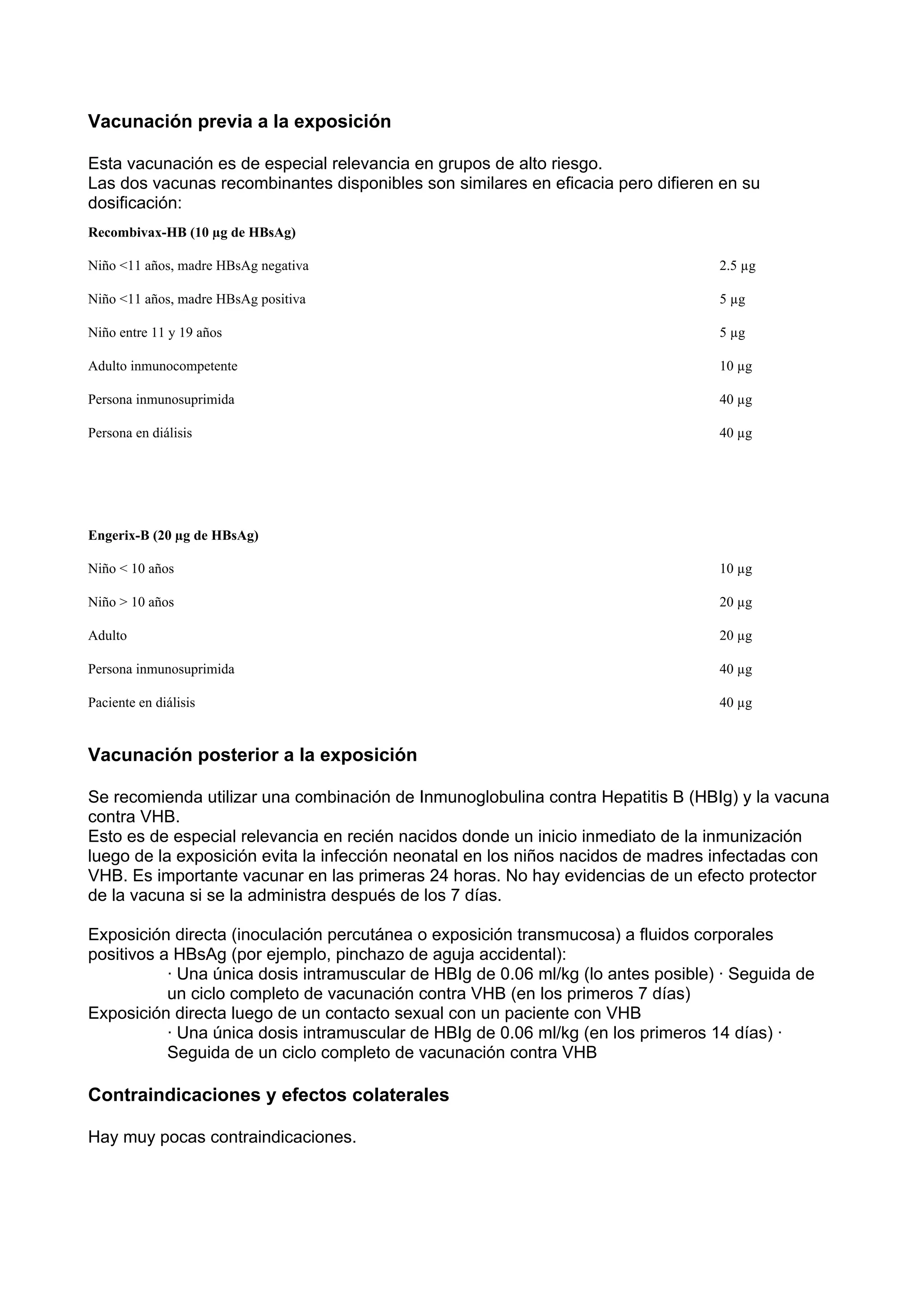 Vacunacion Hepatitis B