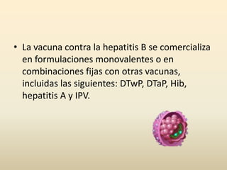 Vacuna del virus de la hepatitis b | PPTX