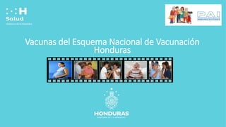 Vacunas del Esquema Nacional de Vacunación
Honduras
 