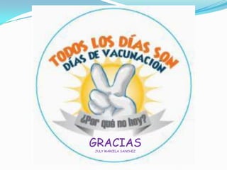 GRACIAS
JULY MARCELA SANCHEZ
 