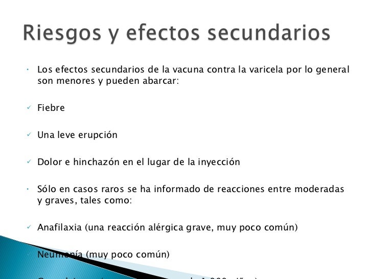 Vacuna varicela y hepatitis a Vacuna varicela y hepatitis a