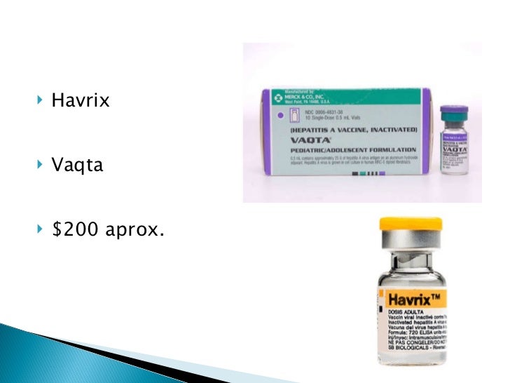 Vacuna varicela y hepatitis a