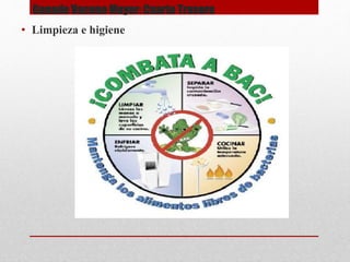 • Limpieza e higiene
Ganado Vacuno Mayor: Cuarto Trasero
 