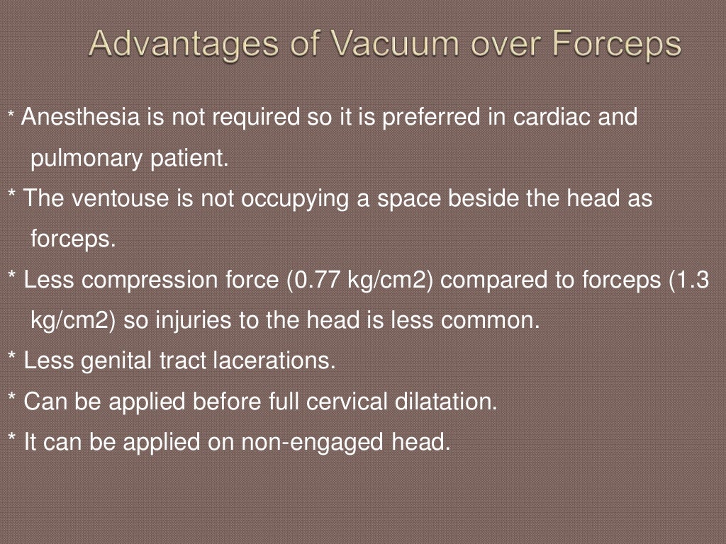 Vacuum extraction