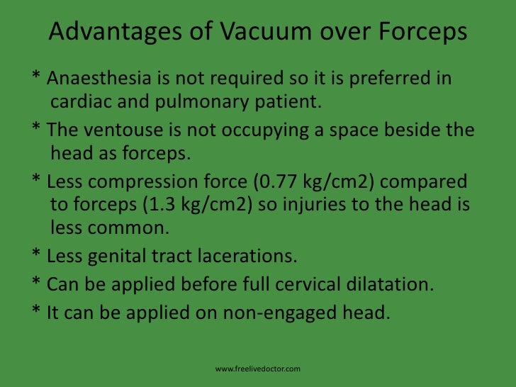 Vacuum extraction (ventouse)