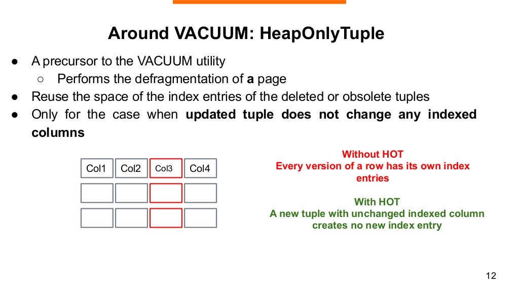Vacuum in PostgreSQL