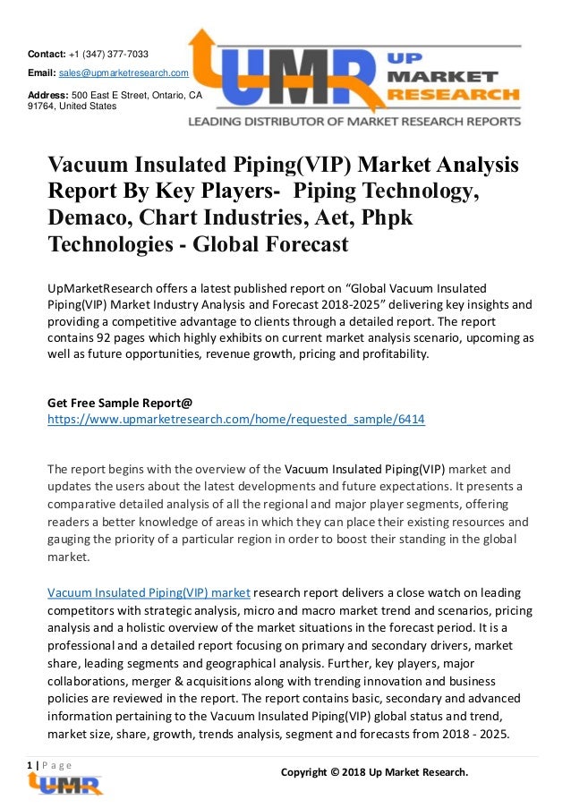Vacuum Insulated Piping(VIP) Market Analysis Report By Key Players