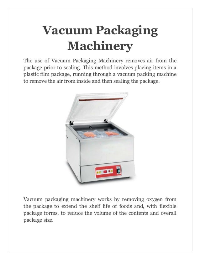 Vacuum Packaging Machinery