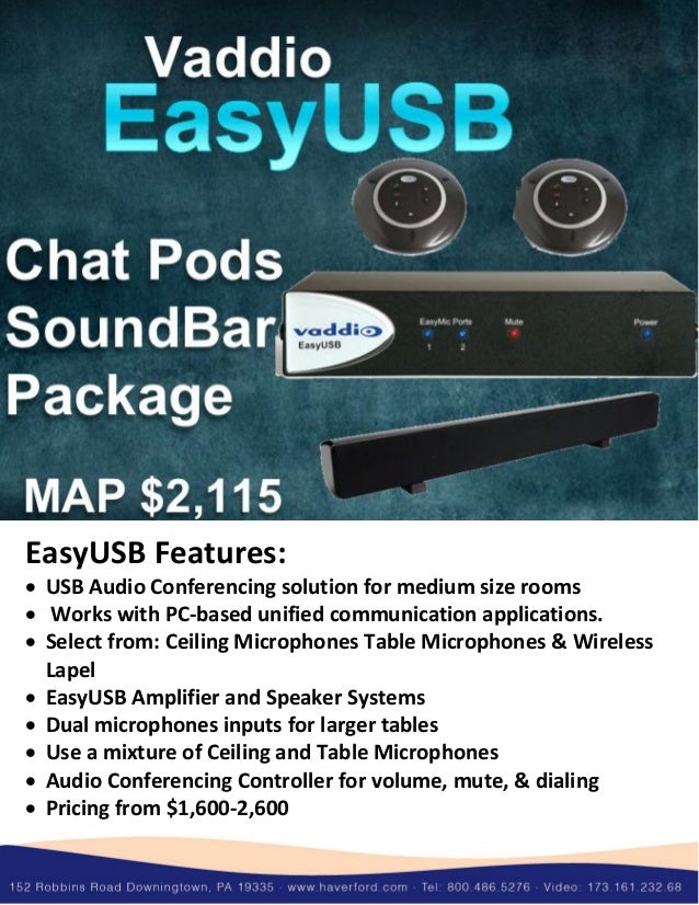 VADDIO EASY USB WINDOWS 7 DRIVERS DOWNLOAD (2020)