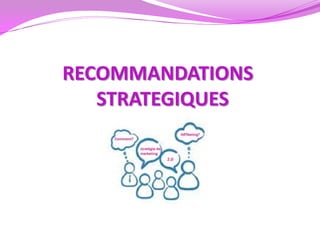 RECOMMANDATIONS
   STRATEGIQUES
 