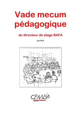 Vade mecum
pédagogique
du directeur de stage BAFA
juin 2012
 