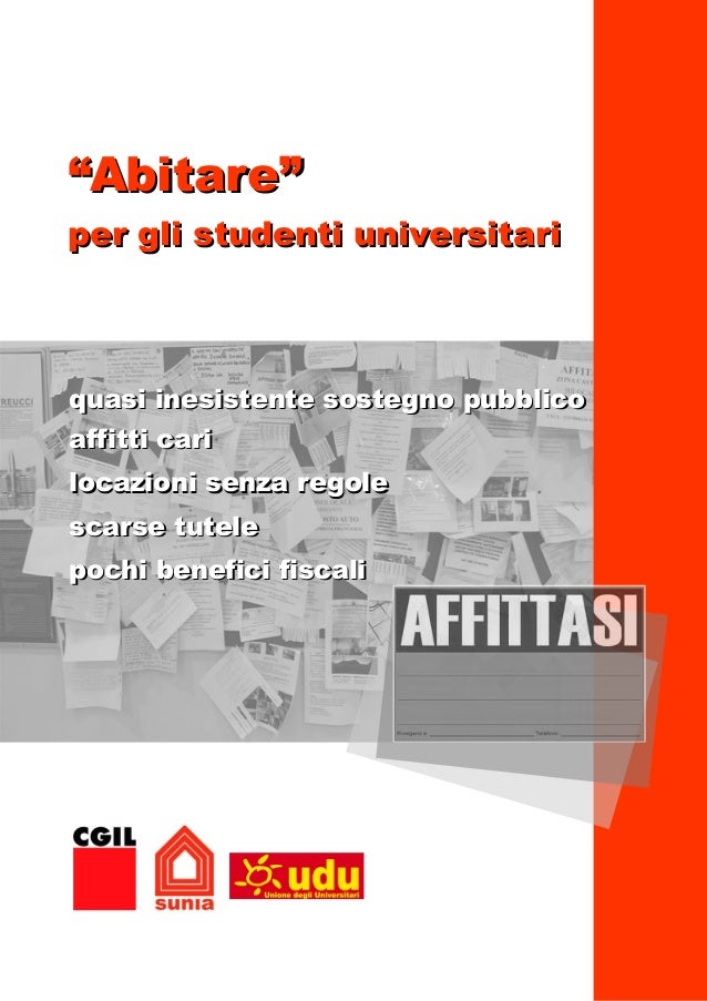 Vademecum Abitare Per Gli Studenti Universitari