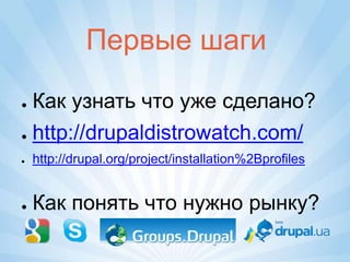 Drush Make
Drush Make - это расширение Drush, которое
 собирает сайт, заданной конфигурации
 (профили, модули, темы, патчи...
