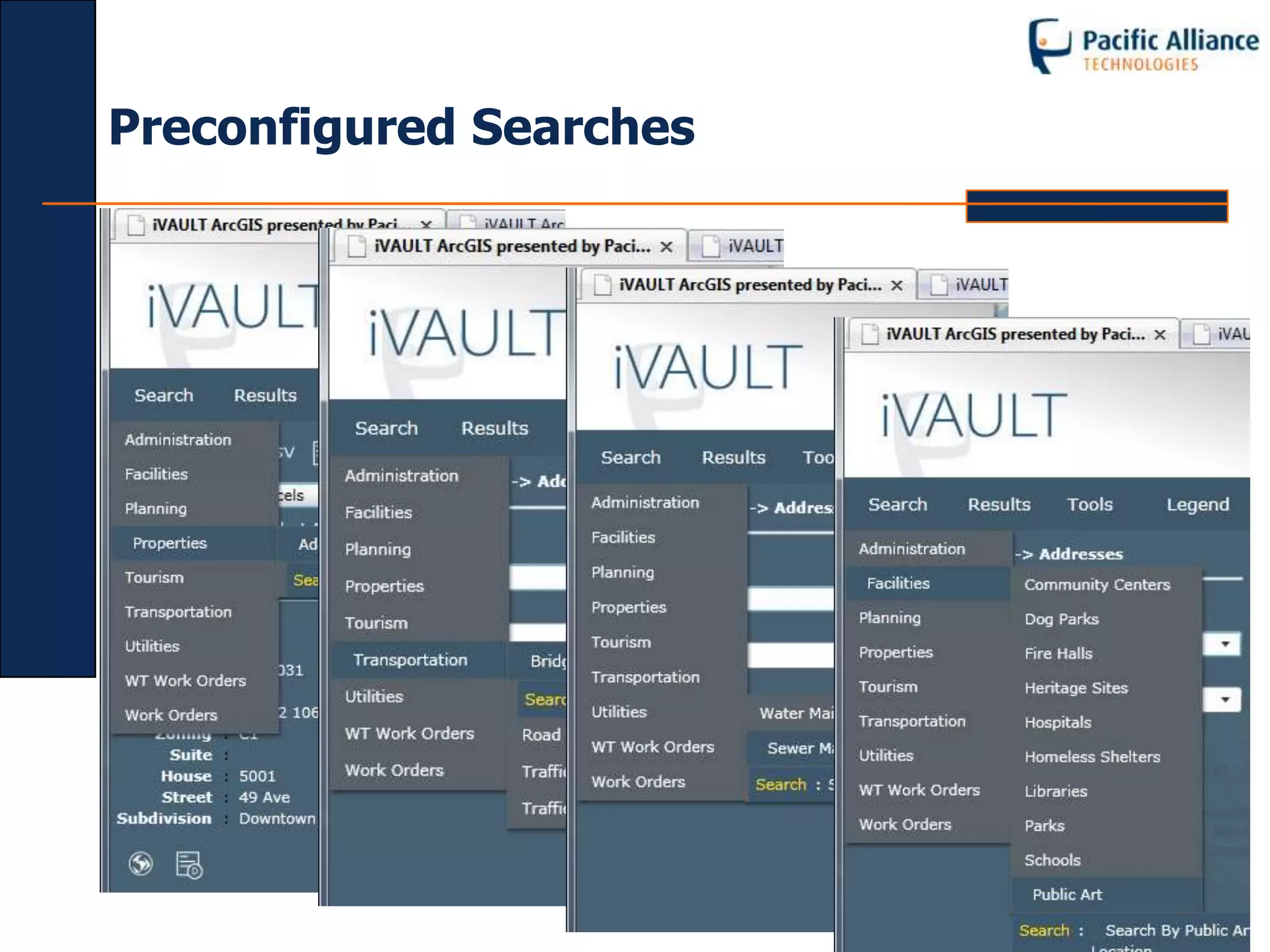 Preconfigured Searches
 