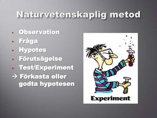 Vad är naturvetenskap | PPTX